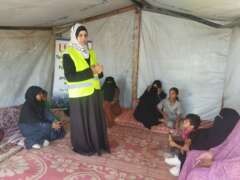Abu Amir 31 8 25 Ateliers psy IMG 5616 Témoignage d'Abu Amir, les 31 août et 1er septembre 2025 - Les ateliers psychologiques auprès des femmes se poursuivent
