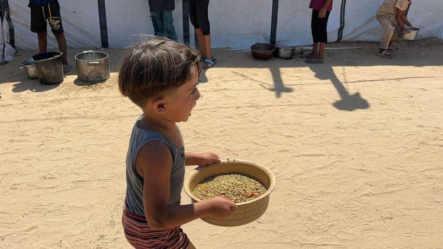 Témoignage d’Abu Amir, le 7 septembre 2025 - La bande de Gaza face à une tragédie sans précédent : l’histoire ne pardonnera pas le silence des lâches 2 Abu Amir 7 9 25 aid alimentaire distrib1 Témoignage d’Abu Amir, le 7 septembre 2025 - La bande de Gaza face à une tragédie sans précédent : l’histoire ne pardonnera pas le silence des lâches