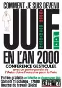 ConfGestiBlois À Blois (41), conférence gesticulée de André Rosevègue : "Comment je suis devenu Juif en l'an 2000"