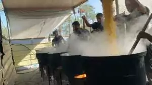 Abu Amir 17 10 25 aide alimentaire IMG 2335 Témoignage d’Abu Amir, le 17 octobre 2025 - Quand les canons se taisent et que la souffrance demeure… l’histoire des déplacés de Gaza