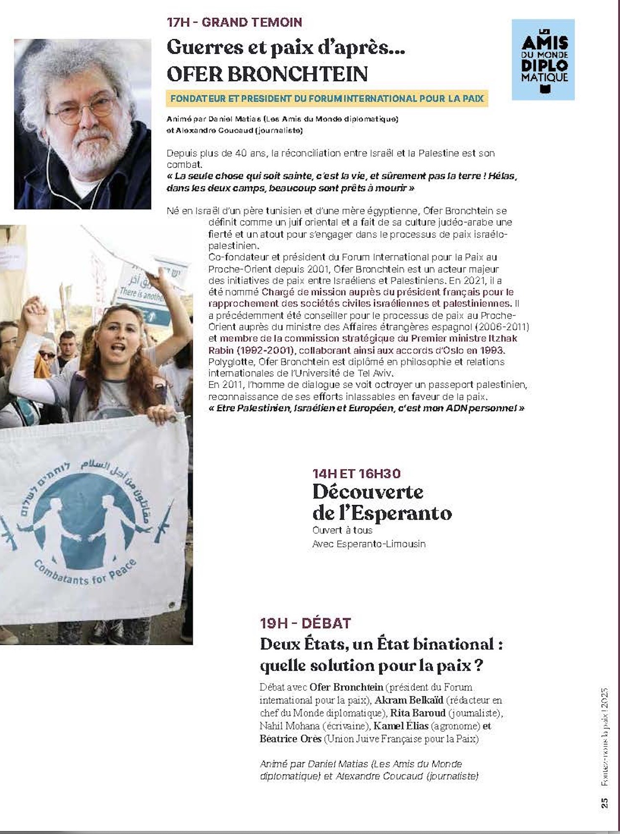 Flyer 25 10 25 OK p2 À Saint Junien (87), présentation du livre "Gaza, Mort, Vie Espoir" et participation de l'UJFP à deux débats : "Comment arrêter la guerre à Gaza" et "Deux États, un État binational : quelle solution pour la paix ?"