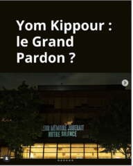 Message Kippour Voix juives Canada Message de Yom Kippour en provenance du Canada