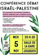 affiche stambul petit 5 11 25 À Jouques (13), conférence-débat : Israël-Palestine