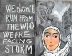 pannello 4 alto 1 À Malakoff (92), une exposition pour Gaza