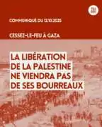 tsedek12102025 Cessez-le-feu à Gaza : la libération de la Palestine ne viendra pas de ses bourreaux
