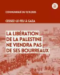 tsedek12102025 Cessez-le-feu à Gaza : la libération de la Palestine ne viendra pas de ses bourreaux