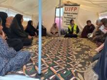 Abu Amir 8 novembre 2025 atelier psy IMG 3290 Témoignage d'Abu Amir - Au bord de la vie : Récit de deux ateliers de soutien psychologique pour les femmes : entre la douleur du déplacement et l’espoir de survivre le  8 novembre 2025, un espace sûr pour les femmes le 9 novembre 2025