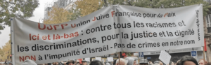 L'UJFP la manifestation parisienne contre l'islamophobie le 10-11-2019