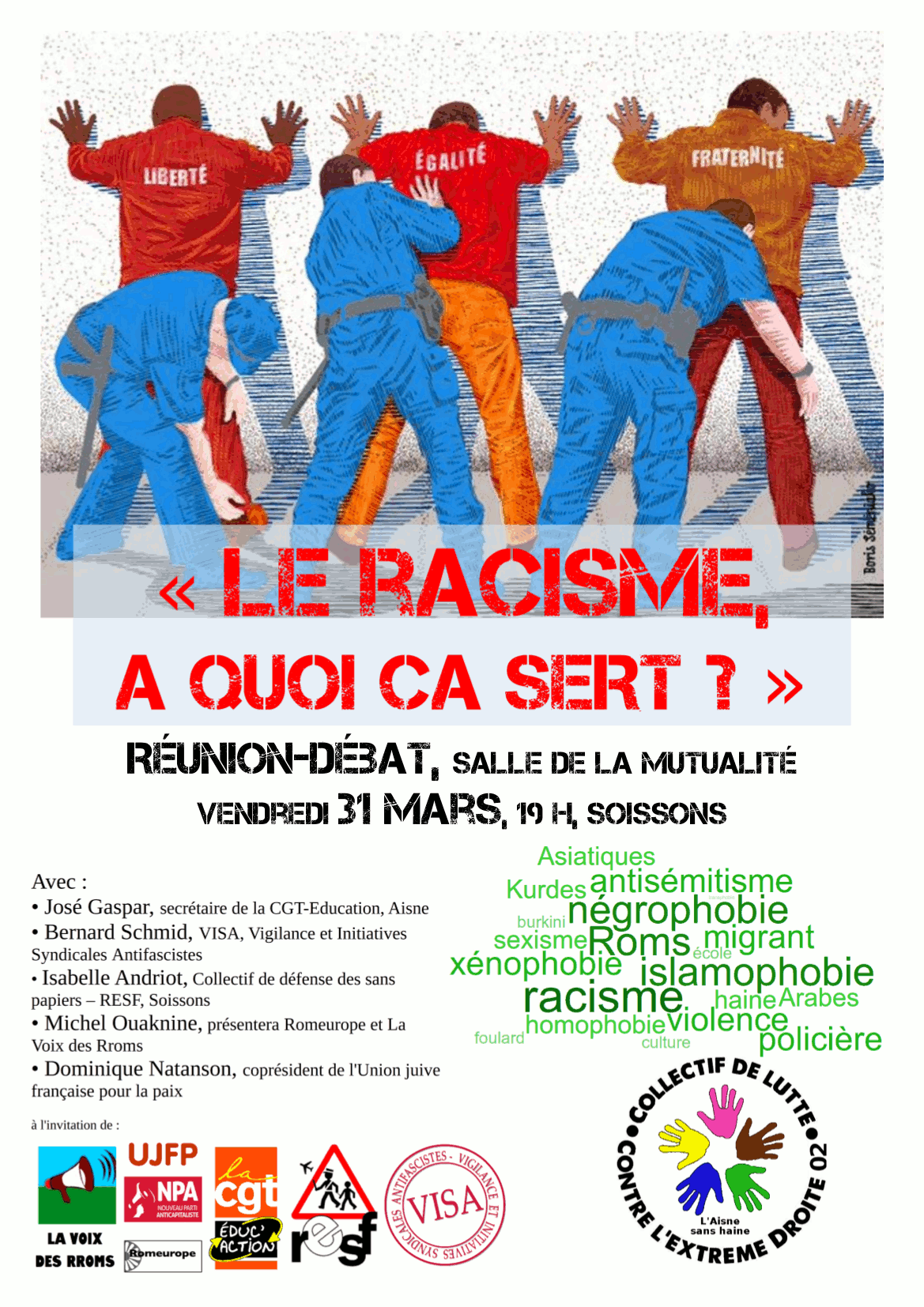 A Soissons Reunion Debat Sur Le Theme Le Racisme A Quoi Ca Sert Ujfp