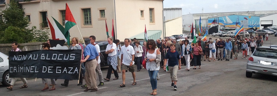 Manifestation de solidarité Douarnenez le 21-08-2012