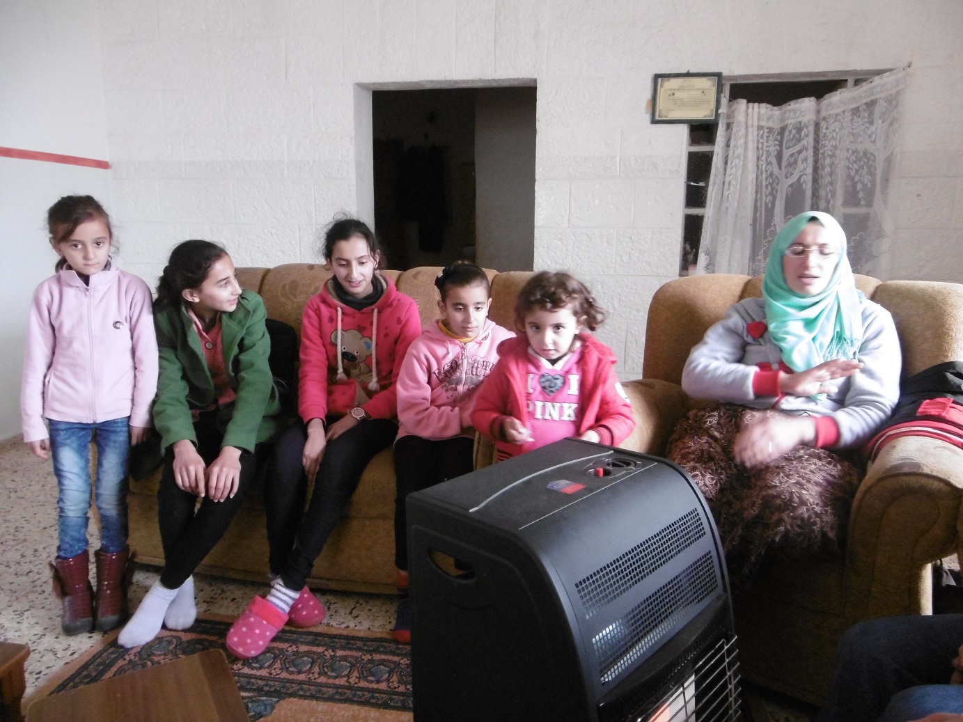 Une famille palestinienne 