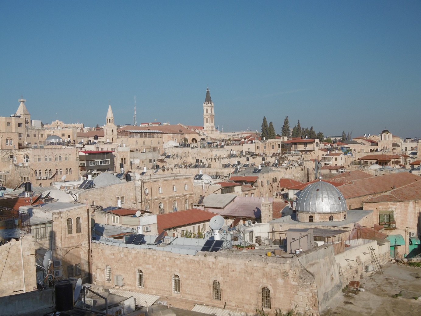 Jérusalem vue des toits
