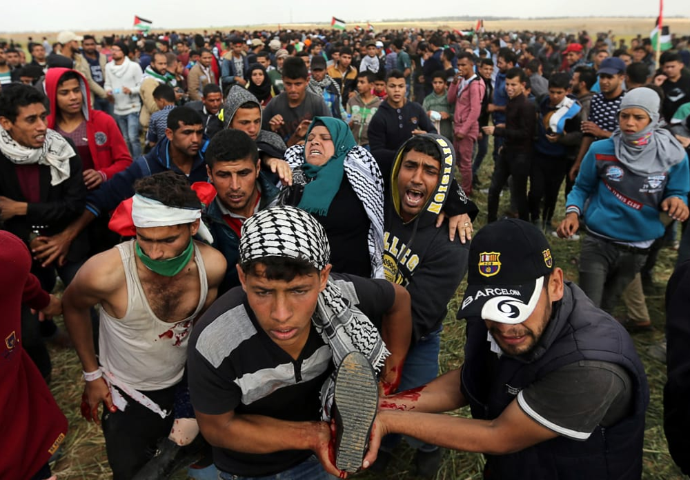 L’armée israélienne a ouvert le feu sur la population palestinienne de Gaza qui manifestait pour ses droits.