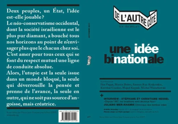 couverture de la revue de l'autre côté. Une idéebinationale