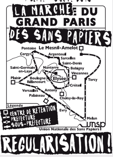 marche des sans papiers Dernière étape de la Marche du Grand Paris des Sans-papiers