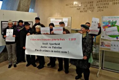 kkl Mairie8 4 Suite à l’intervention du Collectif 69 Palestine, le Maire de Lyon 8° retire l’exposition du KKL - FNJ (Fonds National Juif)