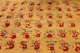 empreinte main palestine 2015 et la Palestine