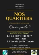 nos quartiers jpg Un débat sur l'école à l'Escale, Villiers-sur-Marne
