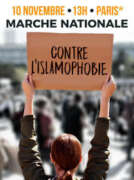 marche contre islamophobie Marche du 10 novembre à Paris: nous dirons STOP à l’islamophobie !