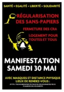 affiche 30mai 2020 04 2 jpg Manifestations du 30 mai : Les rendez-vous sur toutes les villesFoyers, CRA, sans-papiers : nous serons dans la rue le 30 mai !