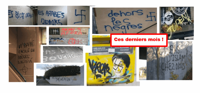tags haloui Antisémitisme, islamophobie, négrophobie..... LA LUTTE CONTRE LE RACISME NE SE DIVISE PAS !