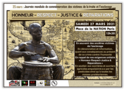 Honneur2 Le 27 mars 2021 : Rassemblement "Honneur-Respect-Justice et Réparations" Place de la Nation Paris