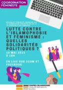 2021.05Affiche CoordFCI jpg Lutte contre l'islamophobie et féminisme : quelles solidarités politiques