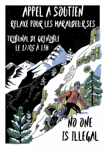 Affiche 27 mai jpg Comité de soutien des 3+4+2 de Briançon <br/>Rejoignez la mobilisation du 27 mai à Grenoble