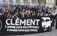 1200x768 paris le 23 juin 2013 parvis de l opera garnier rassemblement et manifestation contre le fascisme et l homophobie suite a l agression et la mort de clement meric militant anti fasciste 8 ANS APRÈS, CLÉMENT VIT DANS NOS LUTTES !