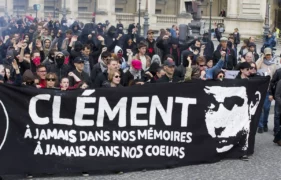 1200x768 paris le 23 juin 2013 parvis de l opera garnier rassemblement et manifestation contre le fascisme et l homophobie suite a l agression et la mort de clement meric militant anti fasciste 8 ANS APRÈS, CLÉMENT VIT DANS NOS LUTTES !