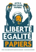 affichea3 acte4 03 jpg À Paris le 21 août place de la République : "Sans papiers et zapatistes, ya basta !"