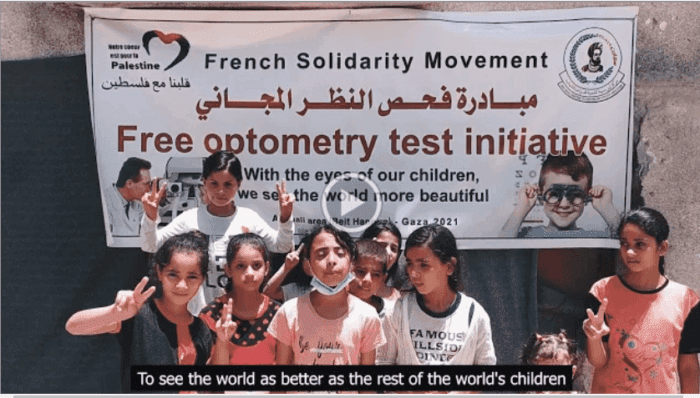 gazaophtal Vidéo de remerciements aux donateurs d'Urgence Déplacés