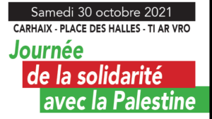 Carhaix 1 Journée de solidarité avec la Palestine à Carhaix