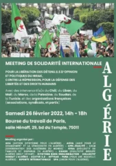 Meeting Algerie 26 février 2024