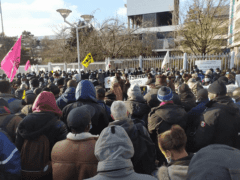 manifSP À Nanterre(92), manifestation pour la régularisation des grévistes sans-papiers de RSI