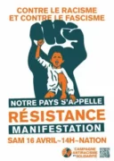 16avrilParis jpg À Paris, manifestation : "Notre pays s'appelle Résistance"