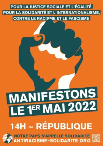 1er mai 2022 1448x2048 3 jpg Face au fascisme, face au racisme, la résistance est là ! </br>Maintenant, plus que jamais, le combat continue !