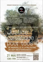 JusticeClimatique jpg À Marseille (1er), "Justice climatique pour tous De Marseille à la Palestine : un défi méditerranéen !"