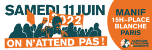 manif11juin À Paris, manifestation contre le racisme et l'extrême droite, pour l’égalité des droits de toutes et tous, pour la justice sociale et climatique.