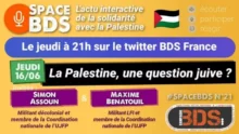 spaceBDS1606 jpg Space BDS avec Maxime Benatouil et Simon Assoun de l'UJFP sur le thème : "La Palestine, une question juive"