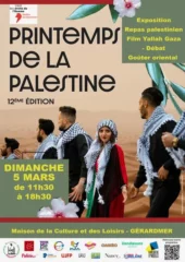 À Gérardmer, "Le printemps de la Palestine" 2 01 Affiche printemps de la Palestine 2023 002 jpeg À Gérardmer, "Le printemps de la Palestine"