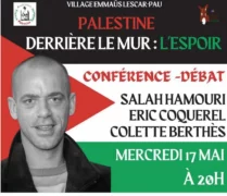 Salah Hamouri a Pau jpg Un débat avec Salah Hamouri, sans incidents, à Pau