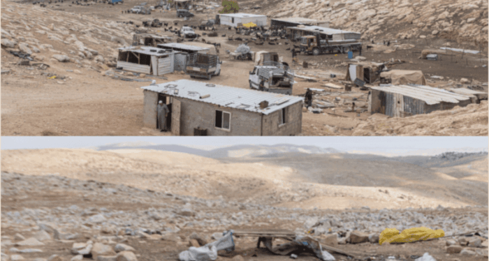 BedouinsAFPS Après des années de harcèlement, la communauté bédouine d’Al-Baq’aa forcée d’abandonner ses terres