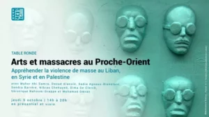 CAREP jpg À Paris (13ème), table ronde sur le thème : "Arts et massacres au Proche-Orient"