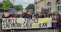 Safyatou À Paris (20ème), soirée de mobilisation et de soutien à Safyatou, Salif et Ilan percutés volontairement par la police
