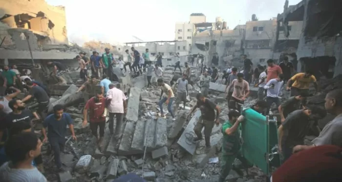 Destruction Gaza - Octobre 2023