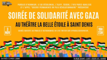 À Saint-Denis (93), soirée de solidarité avec Gaza 2 solidariteGaza À Saint-Denis (93), soirée de solidarité avec Gaza