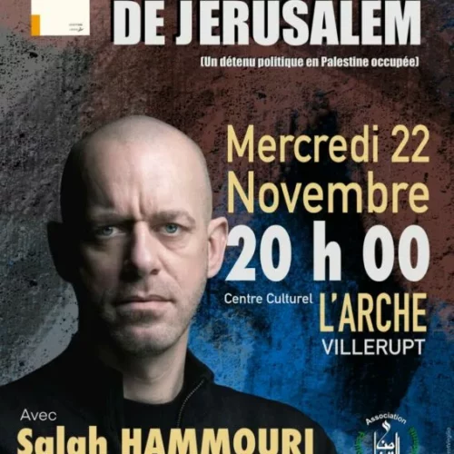 Affiche Salah Hammouri - 22 nov 2023