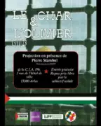 CHAR ET OLIVIER 002 À Arles (13), projection du film "Le char et l'olivier" en présence de Pierre Stambul