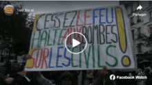 Vidéo de la manifestation de solidarité avec le peuple palestinien du 4 novembre à Paris